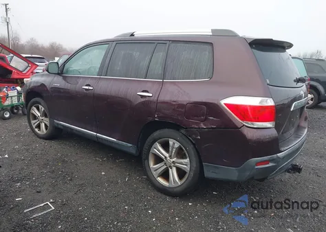 2011 Toyota Highlander Limited z USA, uszkodzony, nr VIN 5TDYK3EH5BS031497